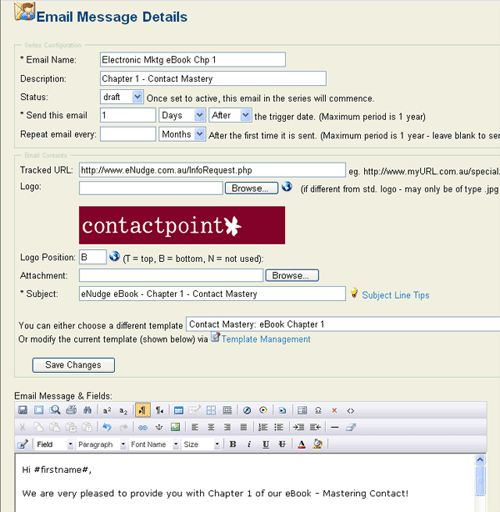 email series, autoresponder, email stream